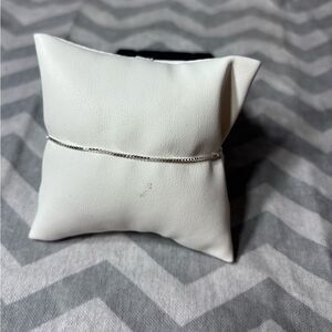 New! Silver Tone Dainty Bracelet Lobster Clasp & Extension